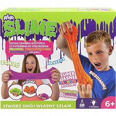 SLIME SLAJM GLUT DO ZROBIENIA WŁASNY SZLAM MAŹ