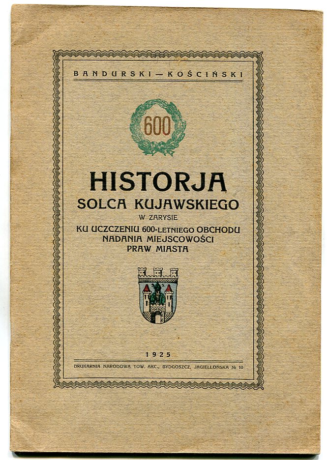 SOLEC KUJAWSKI :: historia : opis : 1925 rok