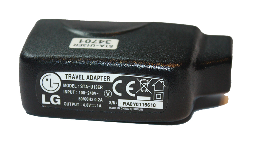 Ładowarka zasilacz USB LG STA-U13ER 4.8V 1A