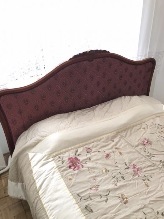 Drewniane łóżko sypialnia 140x200