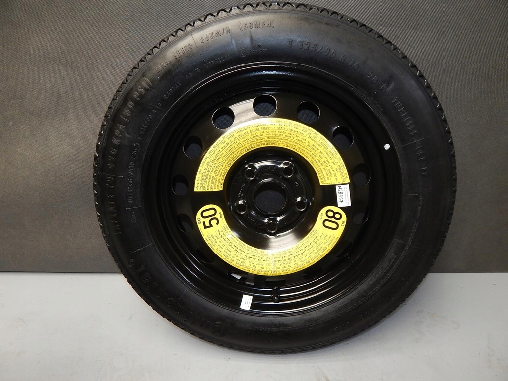 VW GOLF SPORTSVAN KOŁO DOJAZDOWE 125/90 R16