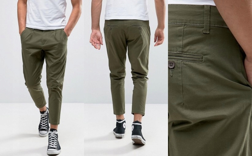 A17M001 KHAKI SPODNIE ONLY &amp; SONS W32L30