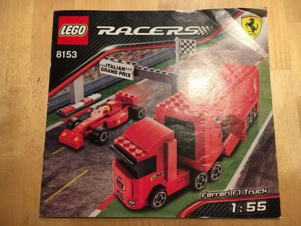Lego Racers 8153 Ferrari F1 Truck ciężarówka auta
