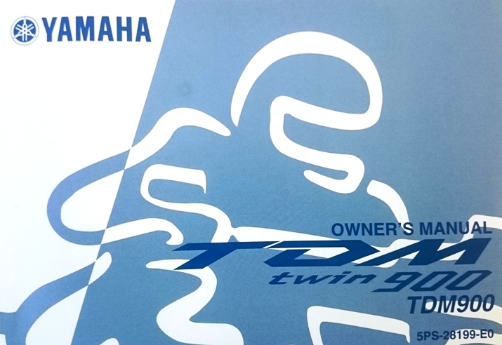 YAMAHA TDM 900 INSTRUKCJA OBSŁUGI OWNER'S MANUAL 