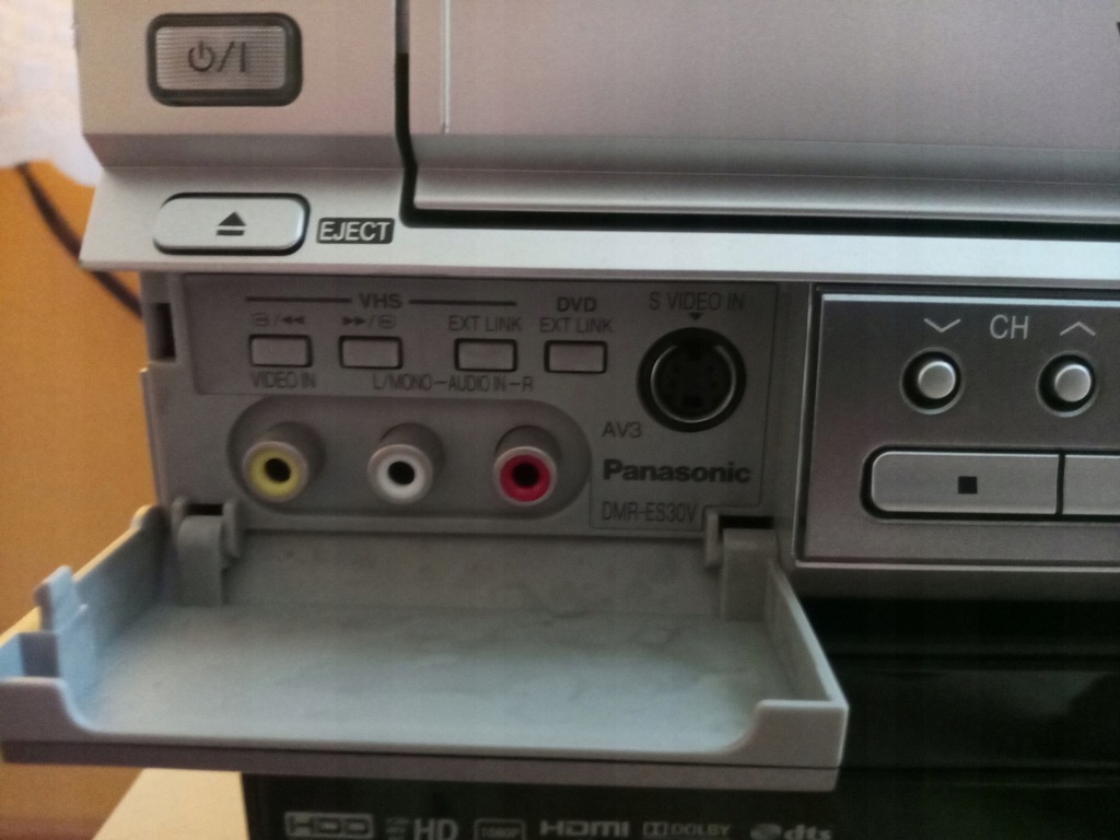 Panasonic DMR ES 30V Przegraj VHS Magnetowid DVD - 7549260326