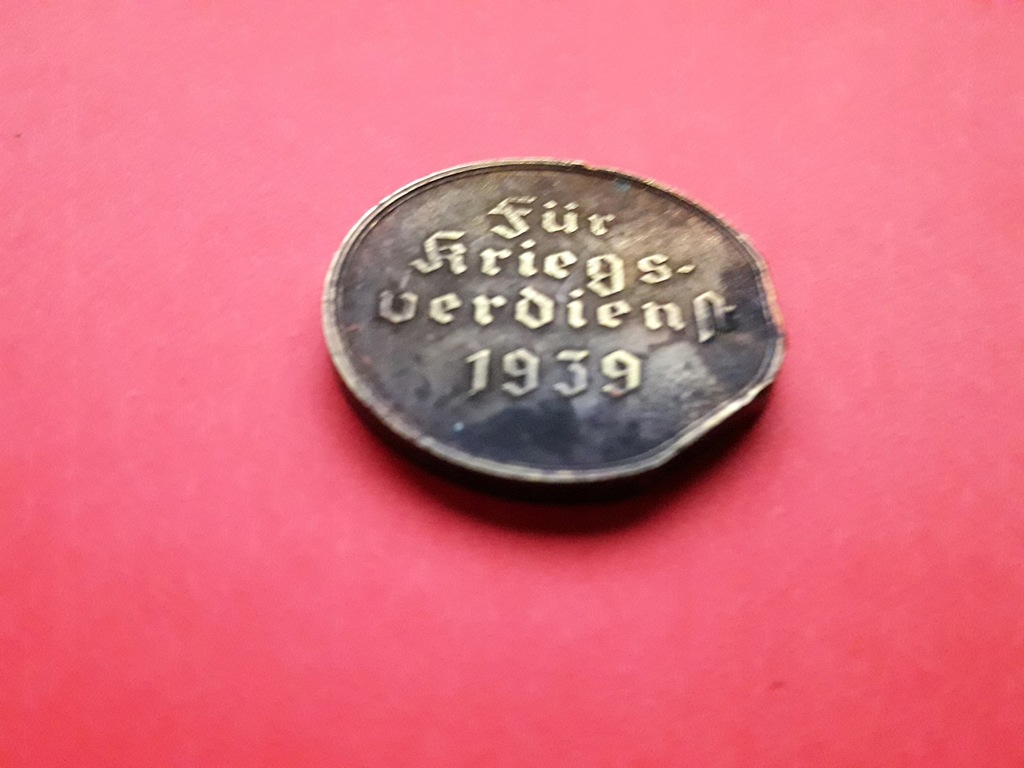 Medal Niemcy 1939 rok bez minimum