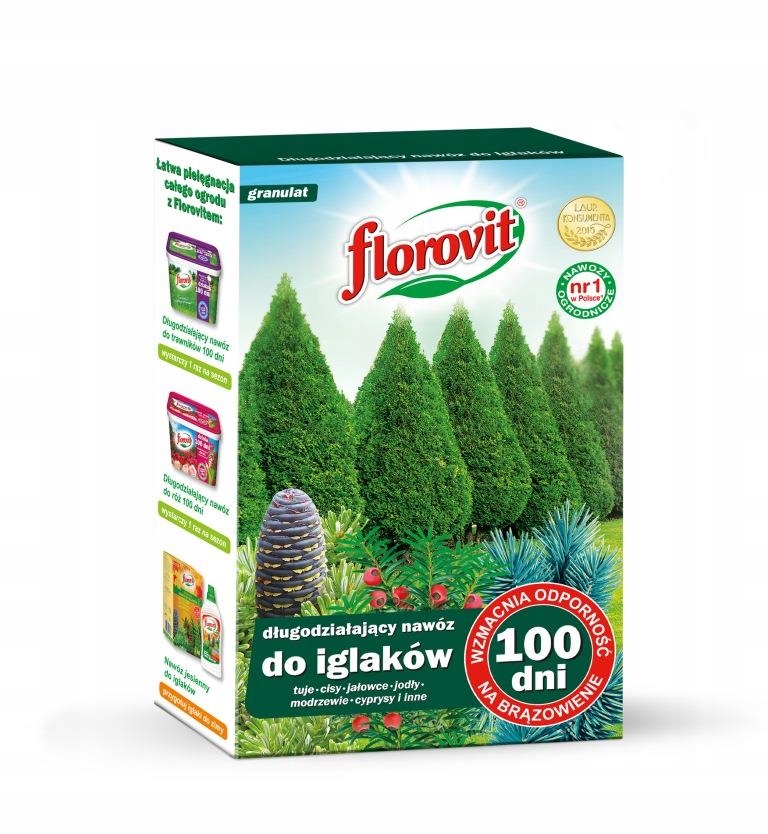 Florovit nawóz DŁUGODZIAŁAJĄCY do iglaków tui 1kg