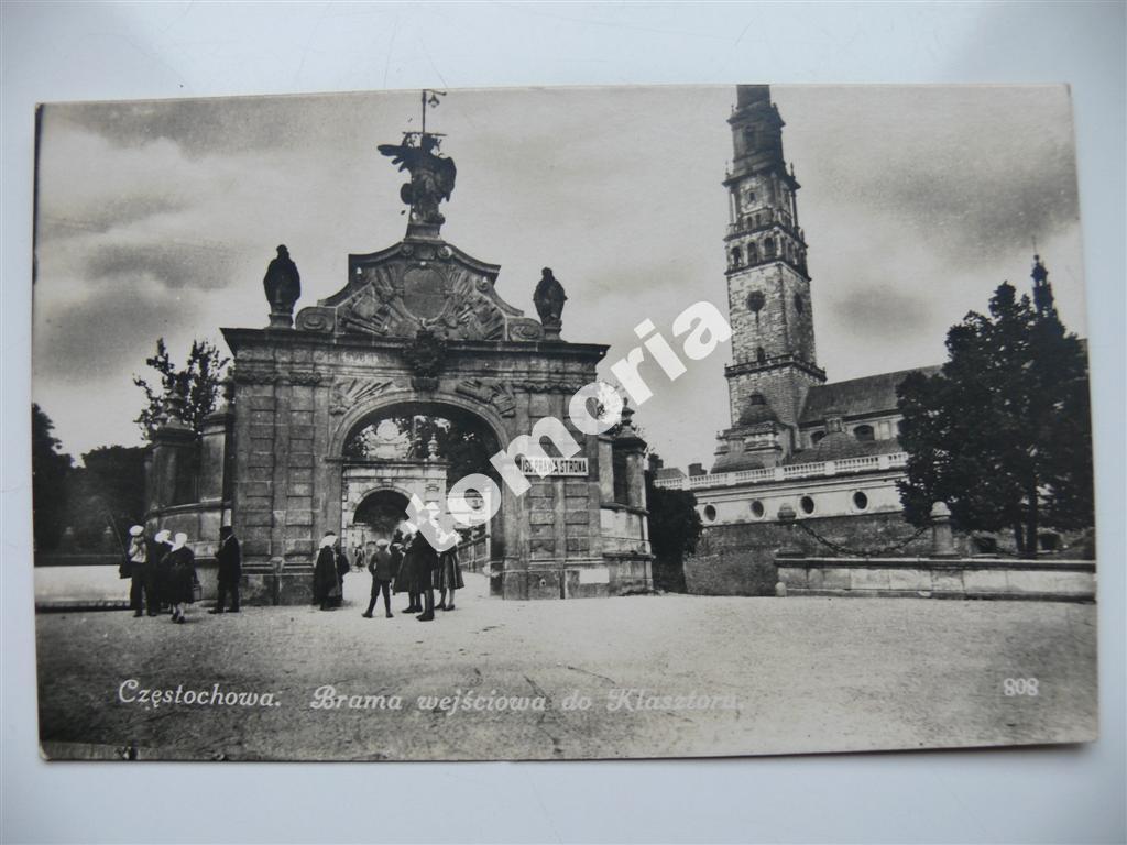 Częstochowa, klasztor brama, fotograficzna  aax