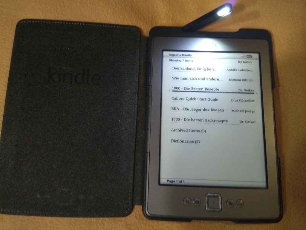!Czytnik Ebook Kindle D01100 PODŚWIETLENIE!