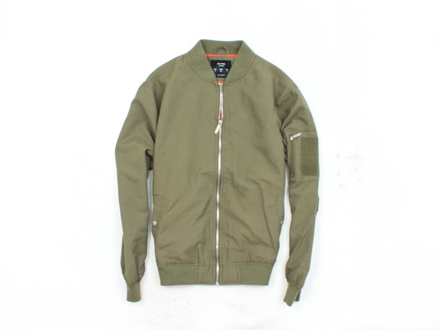 N Bershka Menswear Kurtka Męska Bomberka Khaki r S