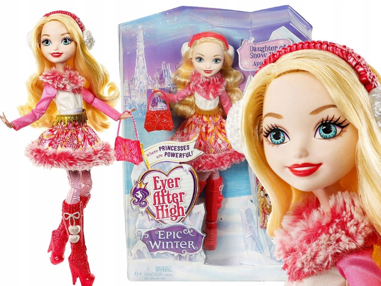EVER AFTER HIGH Córka Śpiącej KRÓLEWNY Apple WHITE