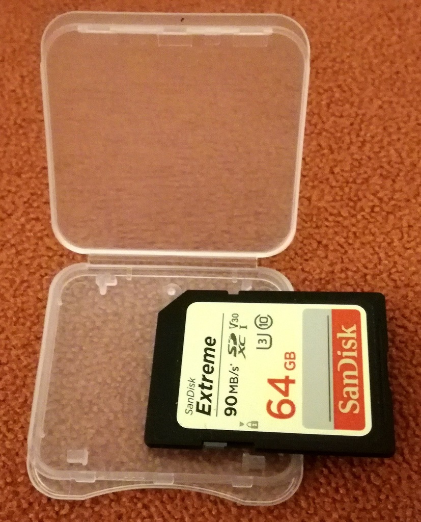 64GB SANDISK SD SDXC EXTREME 90MB/S CLASS10