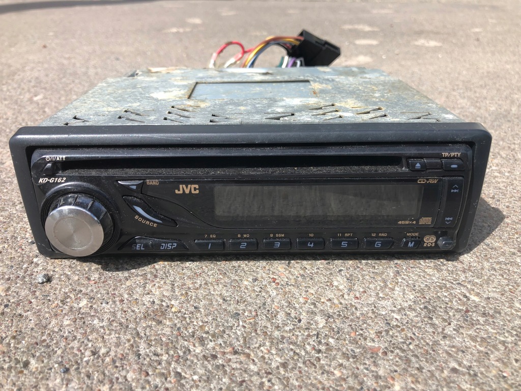 RADIO SAMOCHODOWE JVC KD-G162 4x45W CD CD-R CD-RW