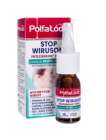 POLFA ŁÓDŹ Stop wirusom - Aerozol do nosa PROMOCJA