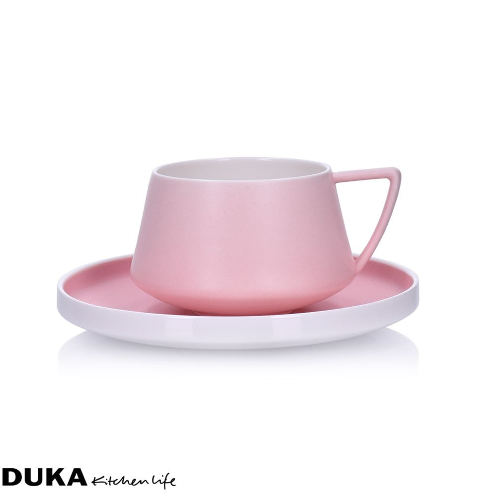 Porcelanowa filiżanka ze spodkiem 250 ml - DUKA