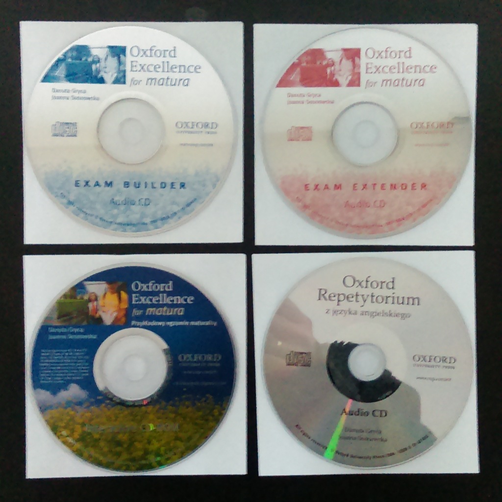 4x CD OXFORD EXCELLENCE for matura + REPETYTORIUM