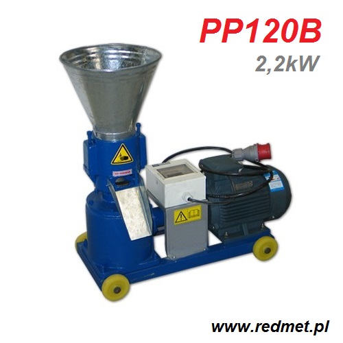 Prasa granulująca - pelleciarka PP120B 2.2kW 400V