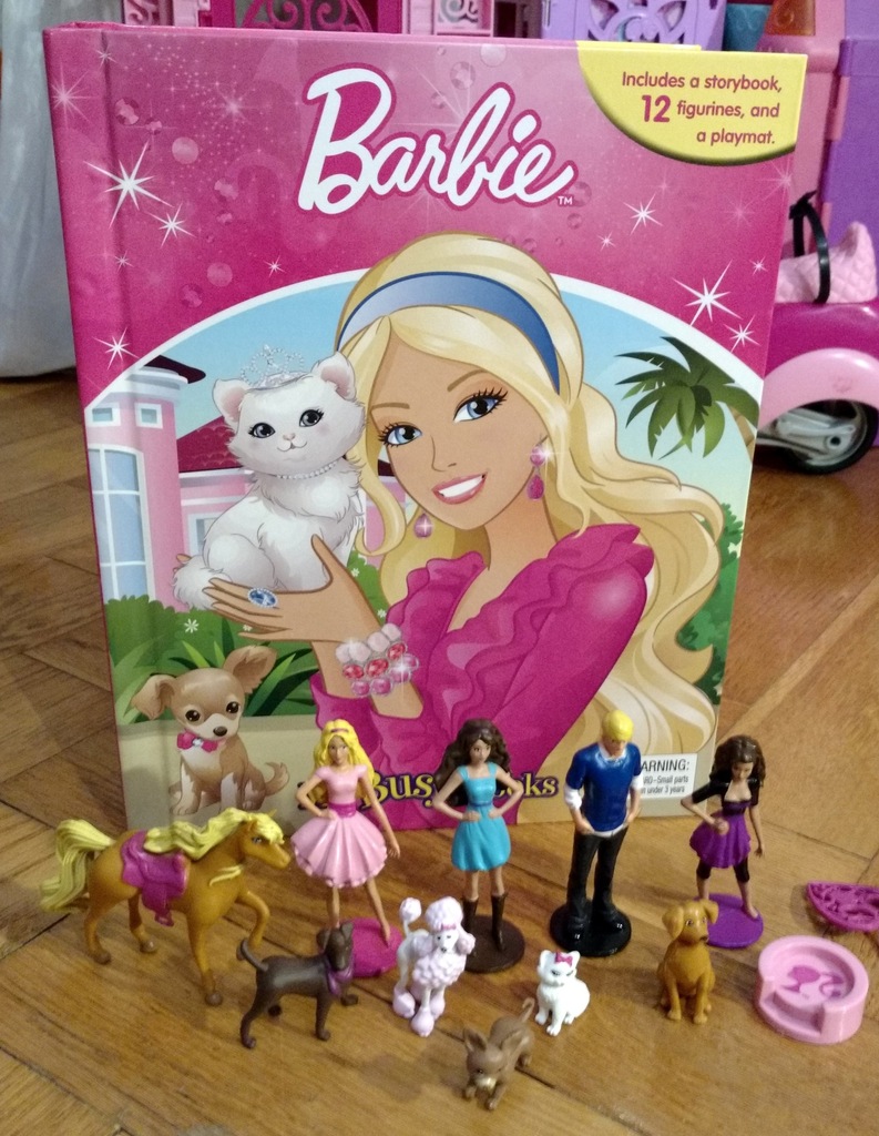 barbie busy book