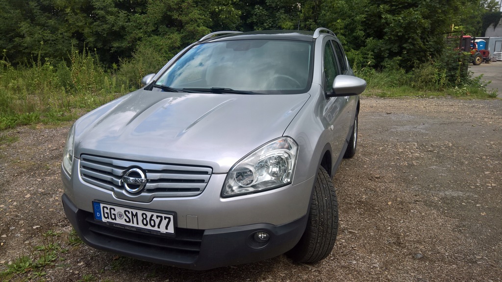 Nissan Qashqai +2 7 miejscowy bezwy, panorama