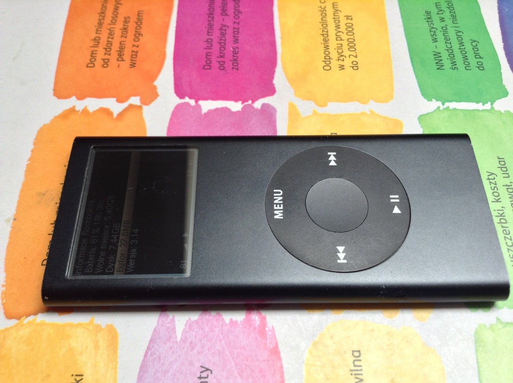 Ipod nano 2g прошивка