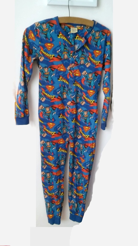 kombinezon piżama supermann