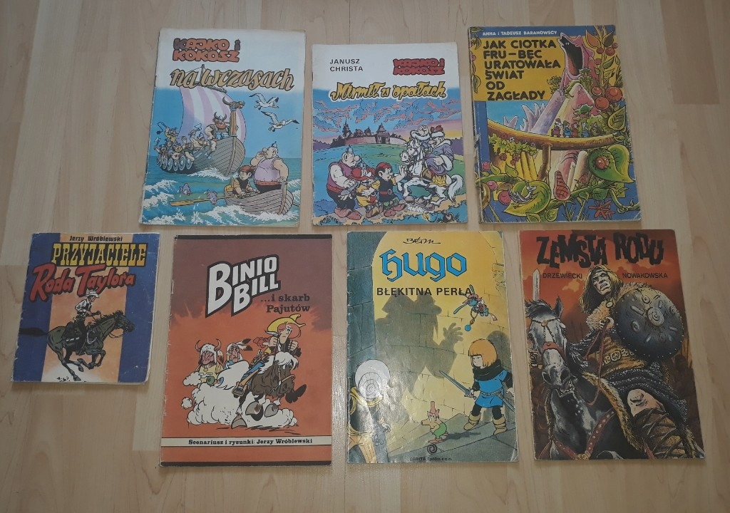 STARE POLSKIE KOMIKSY lata 80/90