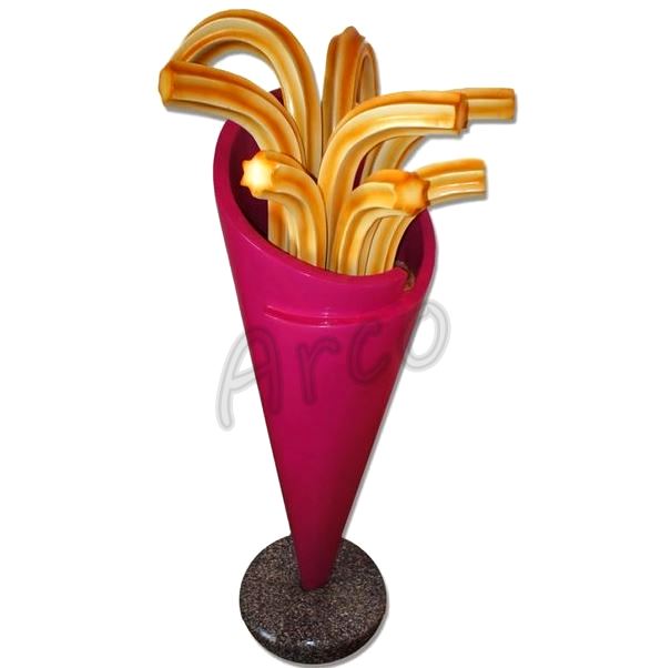 3D Churros figura,stojacy 140cm. Lody-gofry-frytk
