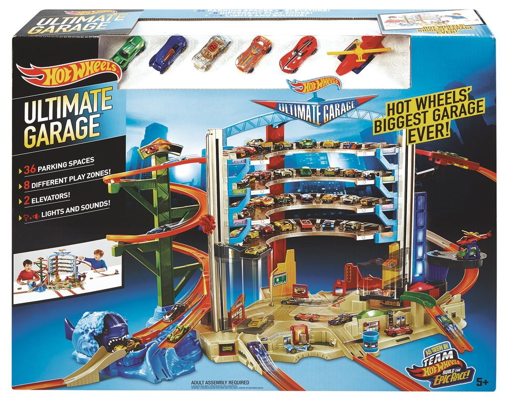 CMP80 HOT WHEELS MEGA GARAŻ ZE ZJEŻDŻALNIĄ WIELKI