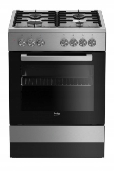 KUCHENKA GAZOWO-ELEKTRYCZNA BEKO FSE6212ODX/INOX