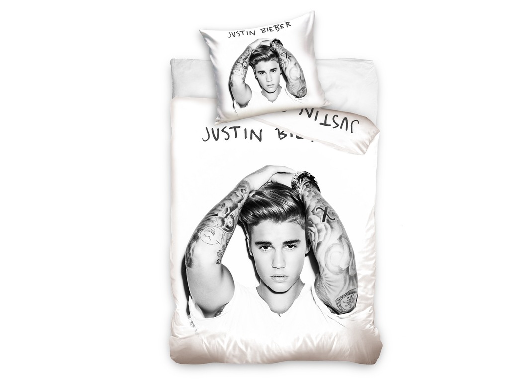 POŚCIEL 160x200 JUSTIN BIEBER BIBER LICENCJA