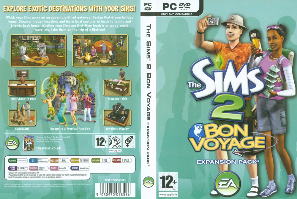 THE SIMS 2: BON VOYAGE PODRÓŻE PC PO POLSKU