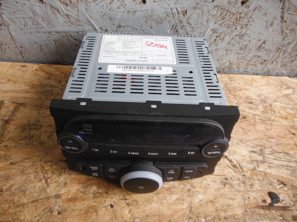 CHEVROLET SPARK 0915 RADIO CD AGC1252RMB 6617167347