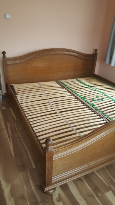 Łóżko sypialniane dębowe 200x200cm