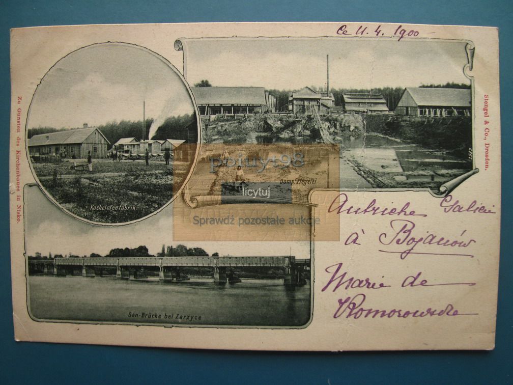 NISKO ZARZECZE K.STALOWA WOLA - CEGIELNIA 1900