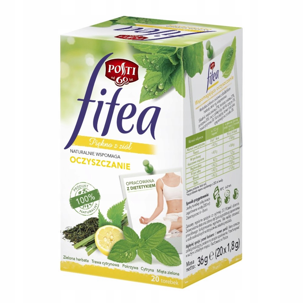 Posti Fitea Oczyszczanie herbata 20 torebek