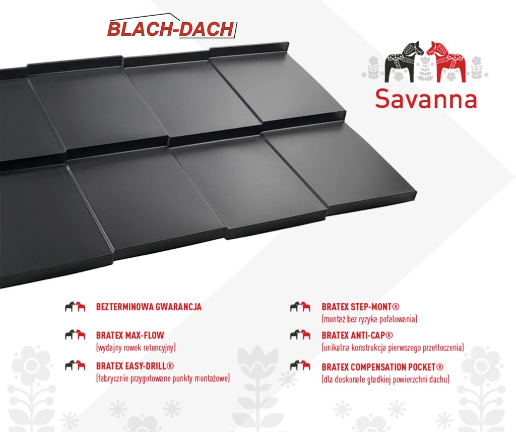 Blachodachówka Savanna Magnez Mat Tarnów Bratex