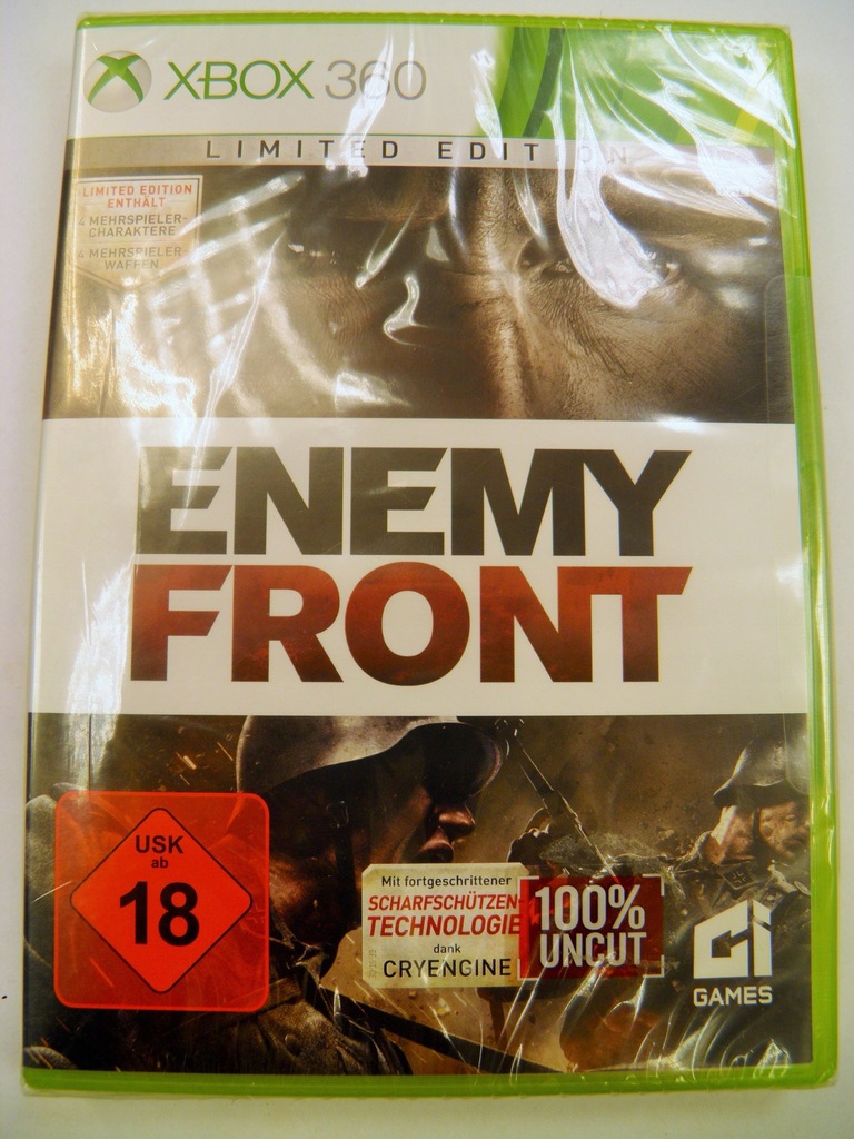 ENEMY FRONT LIMITED EDITION XBOX 360