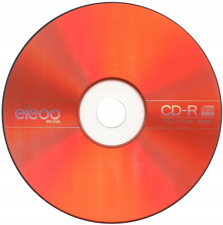 XDISC Eleoo Media CD-R 700MB 52x Szt 100 MUZYKA