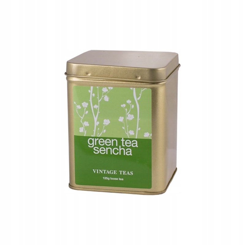Herbata zielona sencha w puszce 125 g Vintage Teas