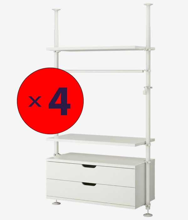 Garderoba STOLMEN, firmy IKEA