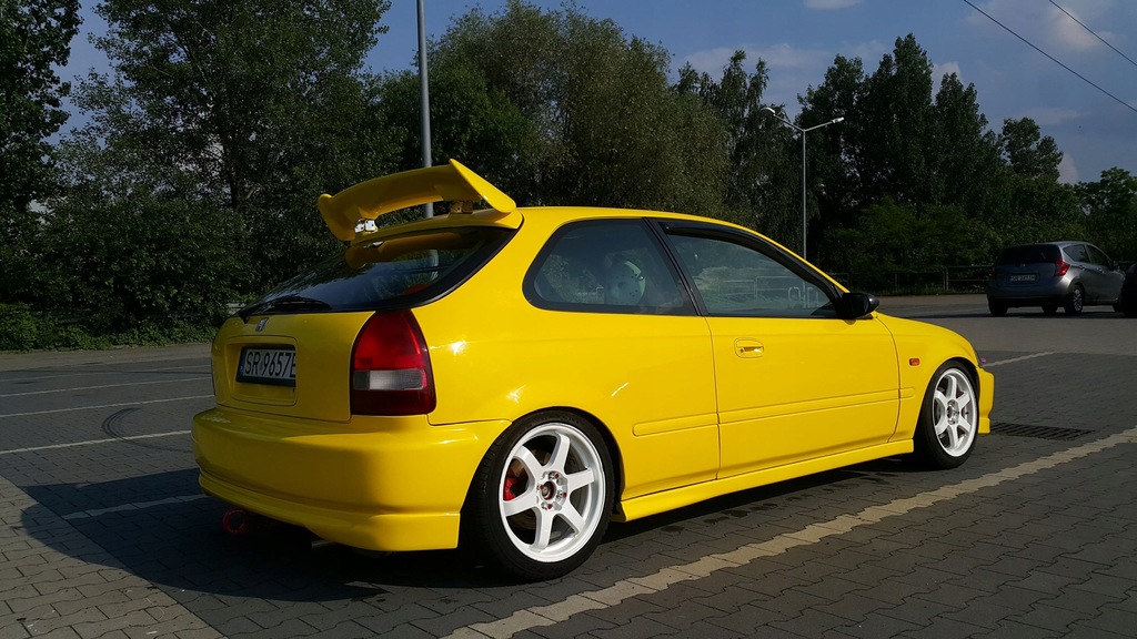 Honda Civic ej9 B16a2 Yellow (Ek4 Ek9 ej6 type r