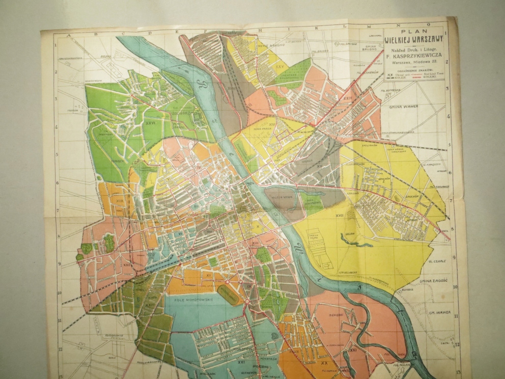 Plan Wielkiej Warszawy [1920]