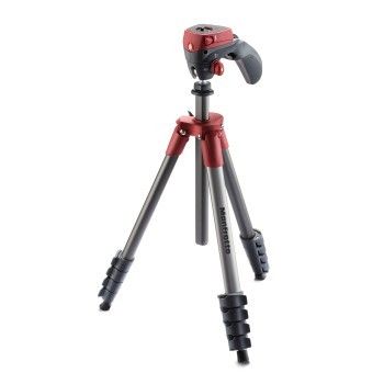 BYD - MANFROTTO STATYW COMPACT ACTION CZERWONY