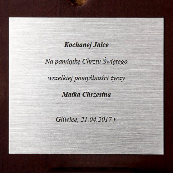 OTOZEGARKI BLASZKA Z DEDYKACJĄ GRAWER DEDYKACJA