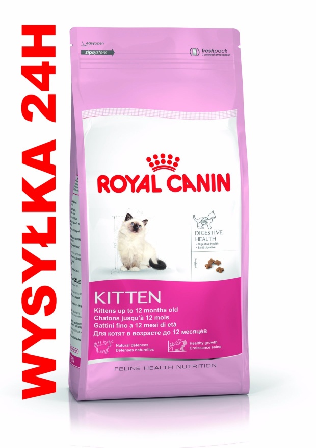 Royal Canin Kitten 2kg MŁODE KOTY +GRATIS WYS 24H.