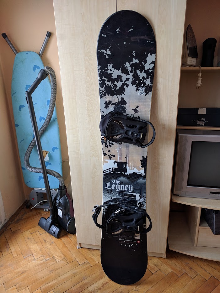 Deska snowboardowa Nidecker Legacy XL 163 + wiązan