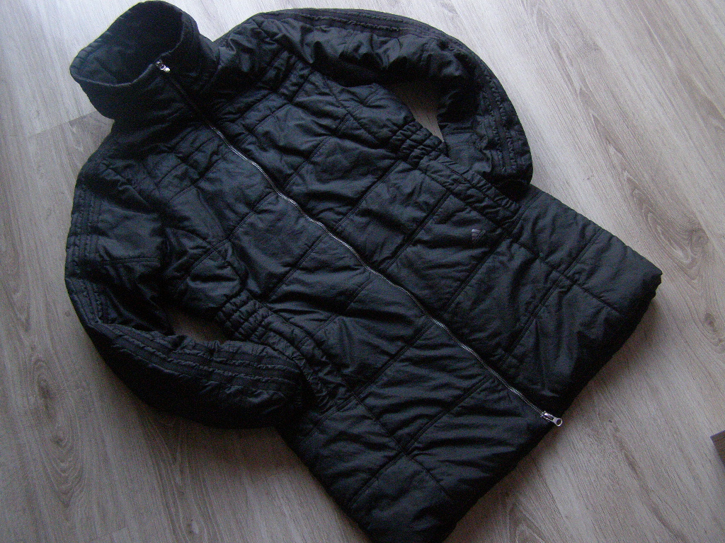 Adidas__ czarny oryginalny płaszcz zimowy__ 44