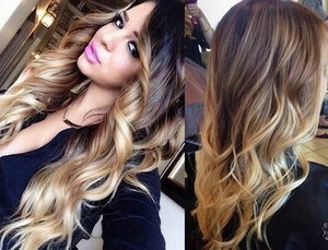 CLIP IN WLOSY NATURALNE SŁOWIAŃSKIE premium ombre