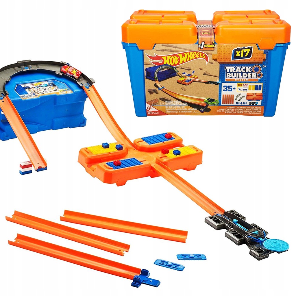 Hot Wheels Track Builder KASKADERSKIE PĘTLE DWW95