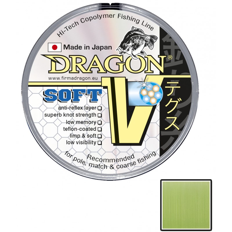 Żyłka spławikowa DRAGON V Soft 0,20 5,3kg 150m
